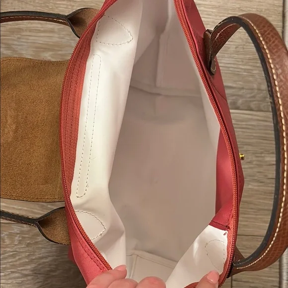 Red Longchamp Le pilage Women's Bag - Picture 10 of 14